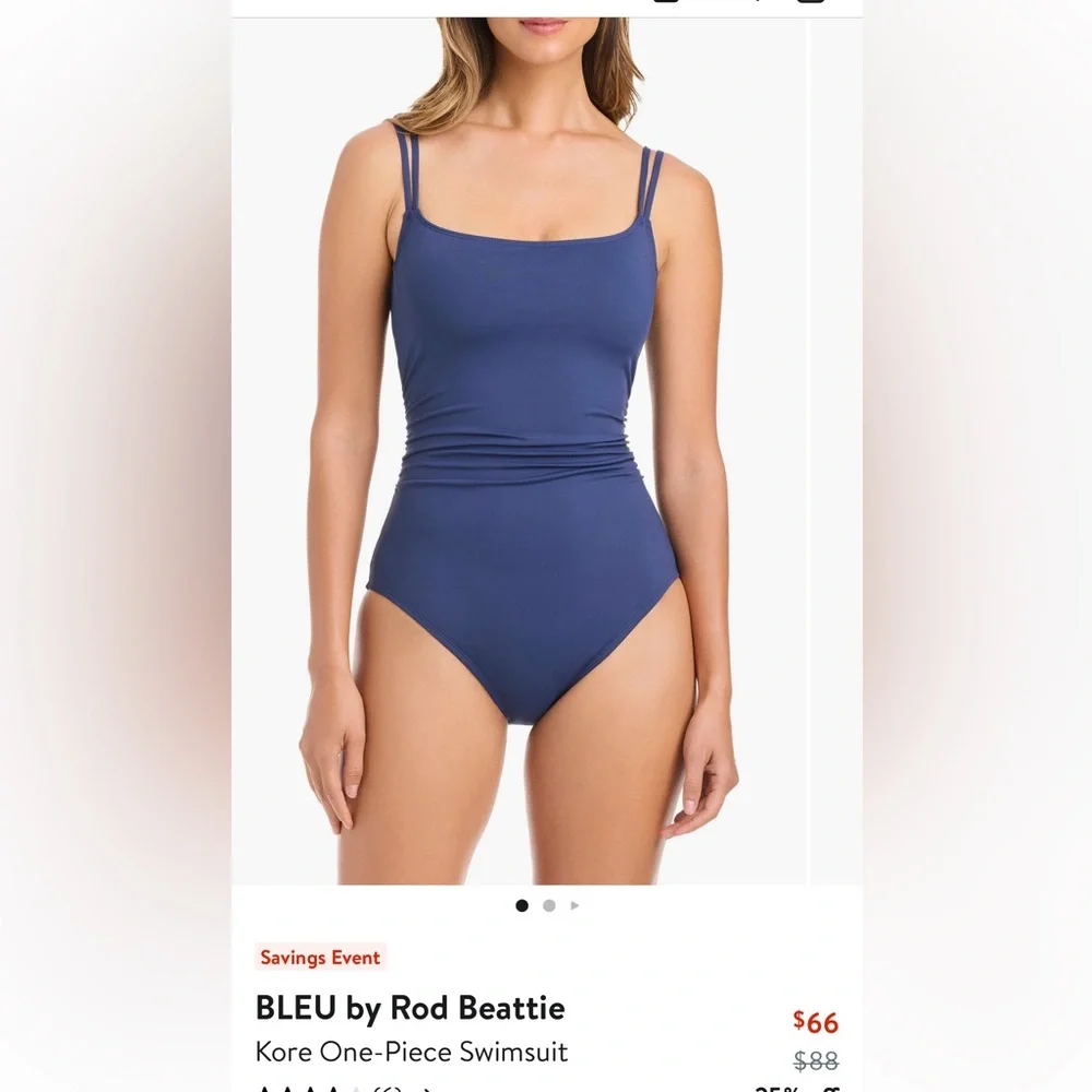 Nordstrom Swimsuit (bleu by rod beattie) - Picture 1 of 8